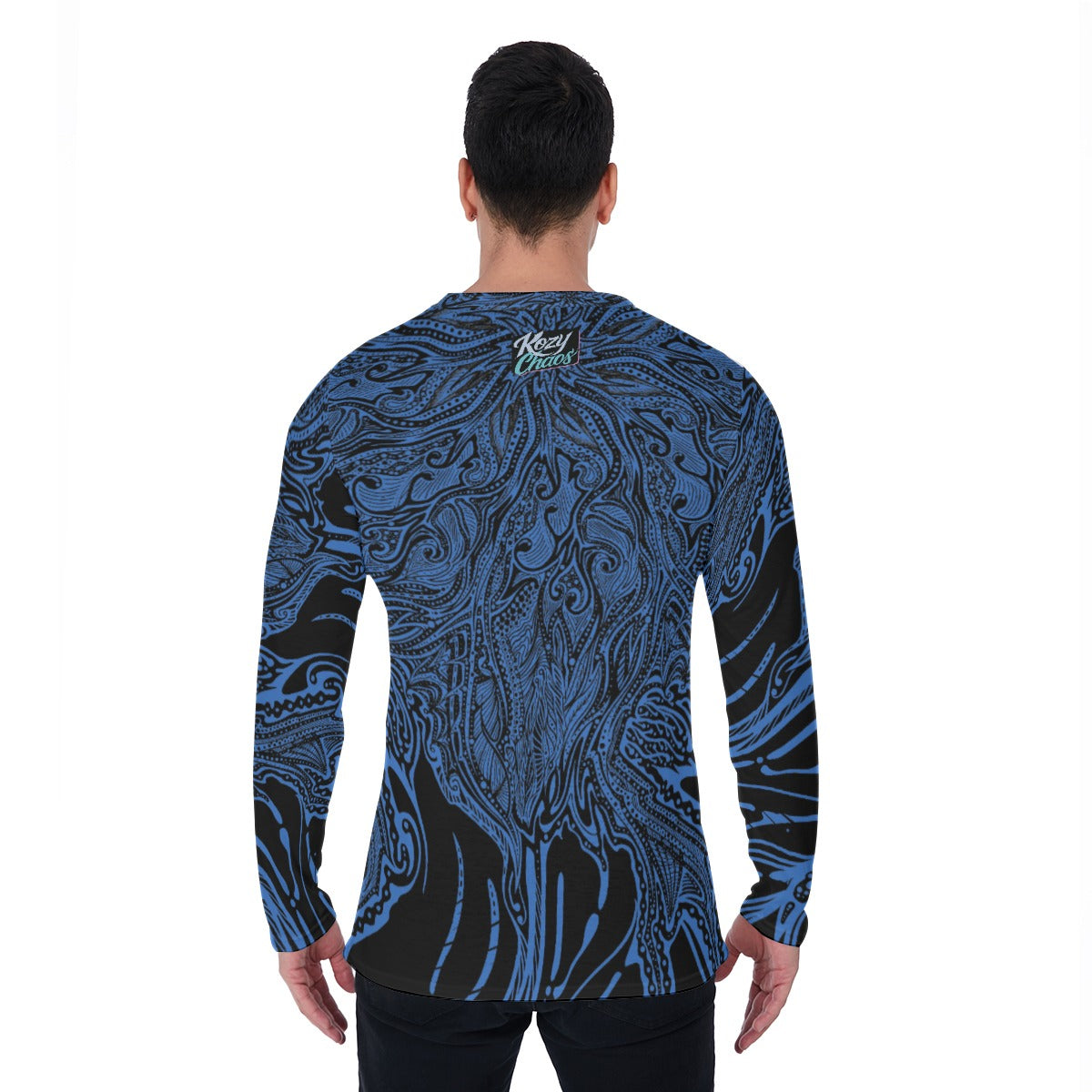 Hand Drawn Dot Matrix - Long Sleeve T-Shirt