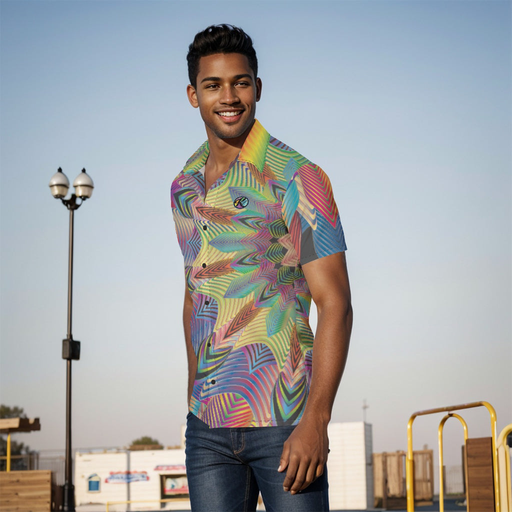 Artist Created Light Reactive Shirt - Print Men's Shirt
