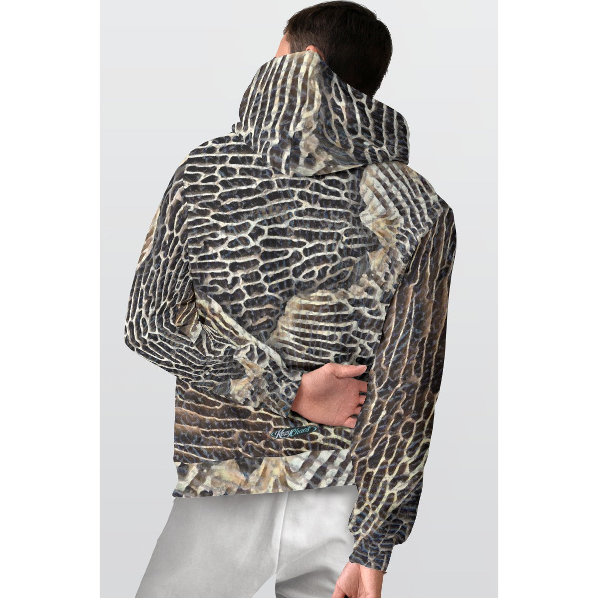 Mushroom Camouflage Pullover Hoodie - Artist Created