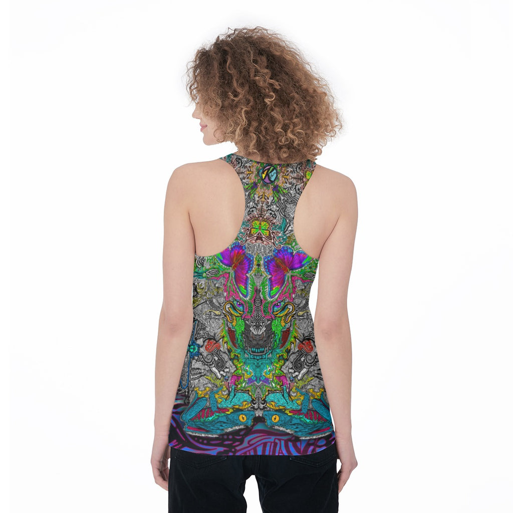 Hidden Gems Hand Drawn Patterns - Women's Racerback Tank Top