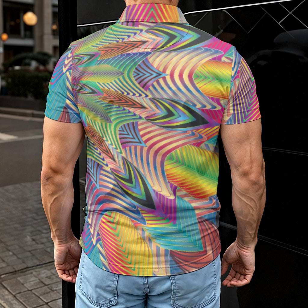 Artist Created Mandala Pattern - Men's Polo Shirt