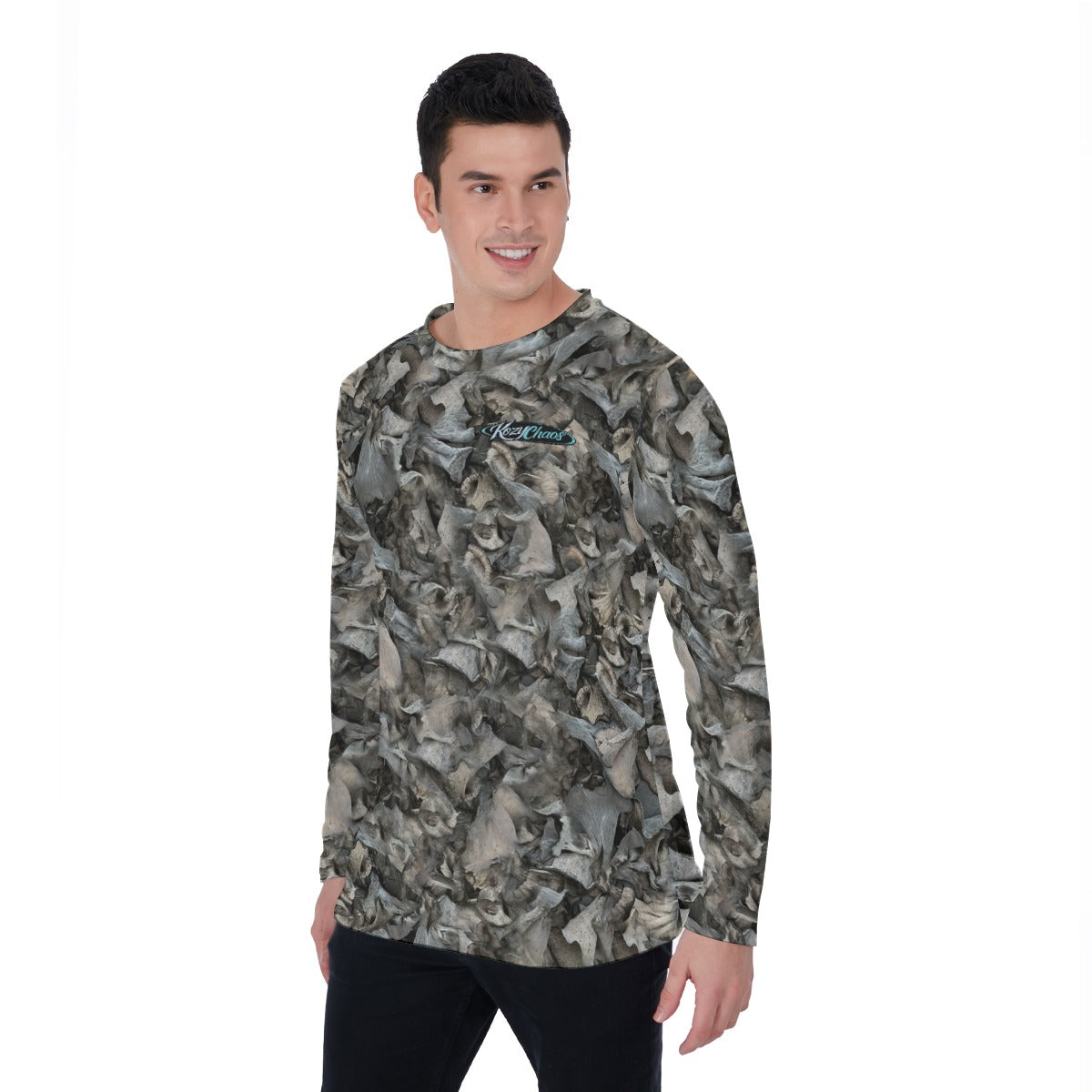 Black Trumpet Camo - Long Sleeve T-Shirt