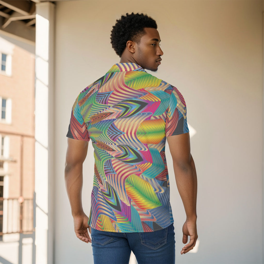 Artist Created Light Reactive Shirt - Print Men's Shirt
