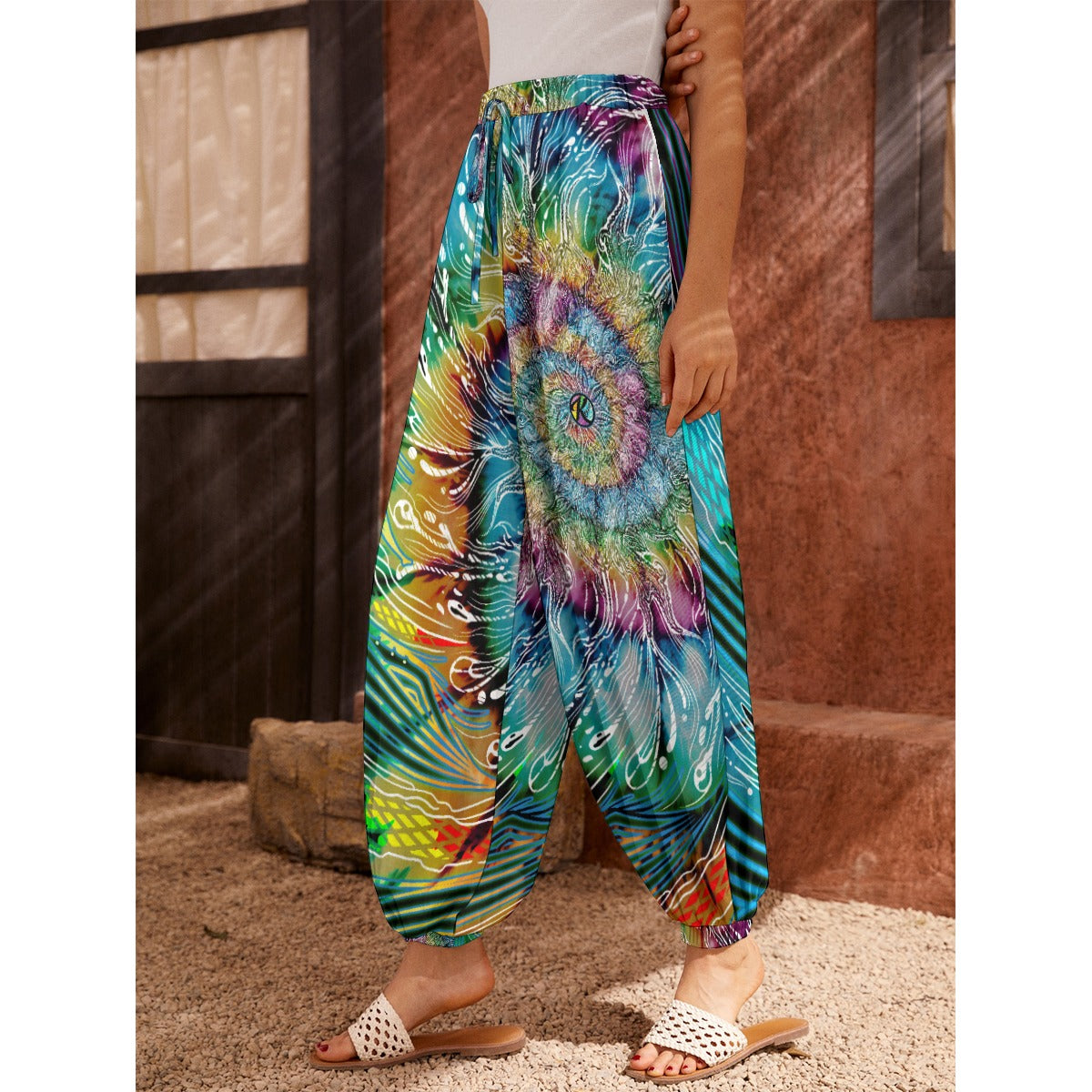 Artist Created Pattern -  Carrot Pants with Pockets