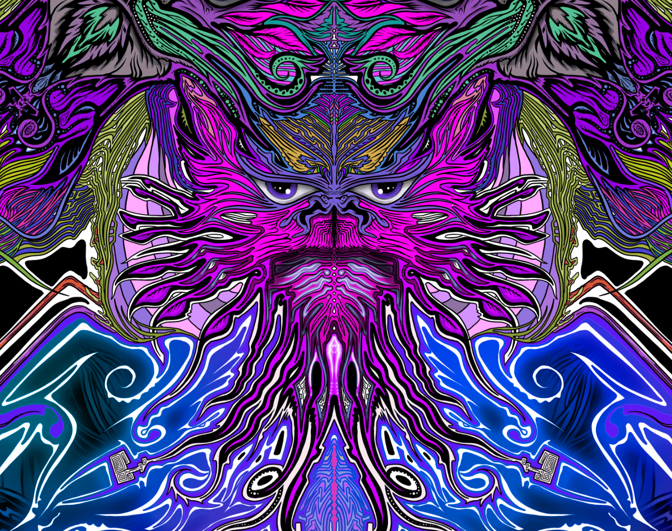 Trifecta Trippy Gnome - Women’s Sleeveless Maxi Dress